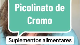 Picolinato de cromo  suplemento alimentar  funciona [upl. by Innor875]