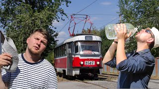 Transport of russian city Volgograd colorful trains and wellkept Soviet trolleybuses and trams [upl. by Eirameinna637]