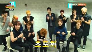 ENG SUB 130612 EXO K amp EXO M Show Champion Interview [upl. by Hevak59]