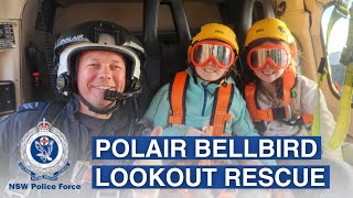 PolAir Bellbird Lookout Rescue  NSW Police Force [upl. by Caton]