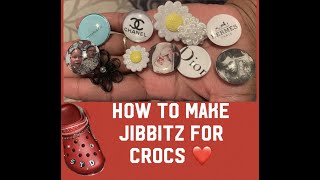 How To Make Croc Jibbitz DIY [upl. by Reggis433]