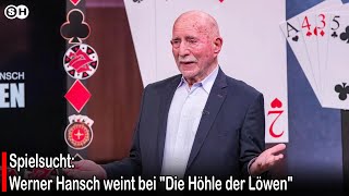 Spielsucht Werner Hansch weint bei quotDie Höhle der Löwenquot germany [upl. by Heintz]