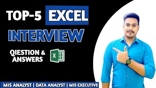 Top 5 Excel Interview Questions for Real Scenario  Crack MIS amp Data Analytics Job  Diwali Special🎉 [upl. by Rebekah760]