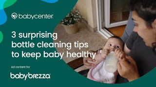 3 surprising bottle cleaning tips to keep baby healthy  Ad Content for Baby Brezza [upl. by Siravaj]