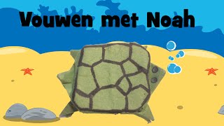 Schildpadje vouwen Origami met Noah [upl. by Aridatha7]