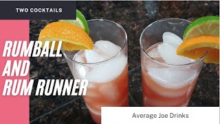 How to make a Rum Runner and How to make a RumBall using Rumchata  Average Joe Drinks Episode 11 [upl. by Ttreve]