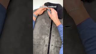 Water Stained 5500 Ralph Lauren Purple Label Suede Jacket Cleaning [upl. by Cathey504]