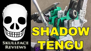 Transformers 3rd Party Iron Factory Shadow Tengu Sixshot [upl. by Assennav]