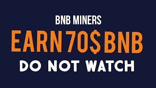 Earn 70 BNB from this Free BNB Mining Site Free BNB mining site [upl. by Itaws]