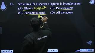 Structures for dispersal of spores in bryophyta are [upl. by Jurkoic]