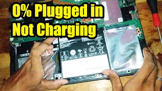 Cara Memperbaiki Baterai 0 Plugged in Not Charging  Lenovo V130 Baterai Tanam DropSoak [upl. by Nairbo]