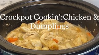 Easy Slow Cooker Chicken amp Dumplings Crockpot Cooking Slowcooker Meals Toni Elena [upl. by Octavus]