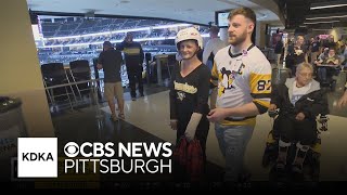 Ryan Shazier Foundation takes patients to Pens game [upl. by Fitzhugh620]