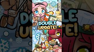 DOUBLE avatarworld UPDATE📣 SNOWY WEATHER is finally here with our NEW Fancy Restaurant❄️🍝⭐pazu [upl. by Ycniuq]