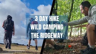 3 Day Hike  UK Wild Camping  The Ridgeway  Hammock Camping [upl. by Rubina]