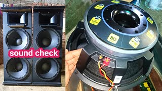 Studiomaster SMB1545 Speaker sound check Dj Tech Bihar djtechbihar speaker [upl. by Aunson197]