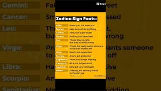 Our zodiacs with facts gacha capcuttemplate zodiacs [upl. by Jepum]