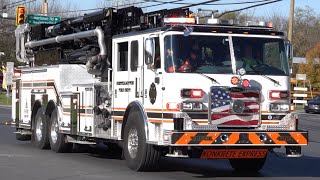 Northampton Fire Department BRAND NEW Truck 4221 Responding [upl. by Martres]