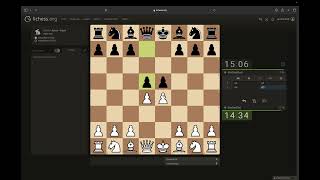 Chess Game 397  BlackmarDiemer Gambit Lemberger Countergambit Endgame Variation [upl. by Kimbra658]