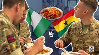 Ghana or Nigeria JOLLOF British Army settles the debate at 35 ENGR’s Cultural Day [upl. by Ettebab]