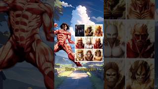 Attack Titan vs All titan aot whoisstrogest shorts [upl. by Adnarahs330]