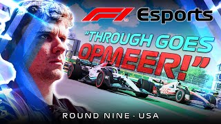 The Most Insane Last Lap In F1 Esports History  F1 Esports 2022 Round 9 USA [upl. by Eddy]