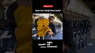 Uçak Can Yeleği Nasıl Kullanılır aviation shorts [upl. by Fiel]