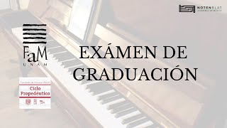 Exámen Final de Piano  Aspirantes al Ciclo Propedéutico FaM UNAM 2023 [upl. by Cherian]