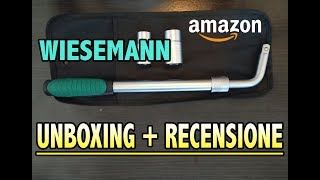 ATTREZZI UTILI CHIAVE WIESEMANN TELESCOPICA PER RUOTE AUTO  UNBOXING  RECENSIONE [upl. by Ateloj]