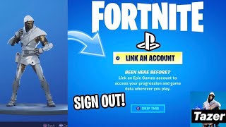 How to  Log out Fortnite Account bei PS4🔥Deutsch  Fortnite  iTazer [upl. by Intirb]