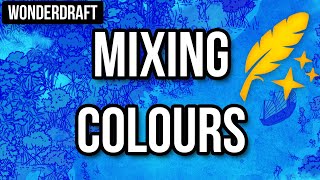 Tutorial Mixing colours in Wonderdraft [upl. by Assili]