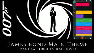 James Bond 007 Theme  Orchestral Cover  On Bandlab [upl. by Thorlay804]