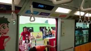 Sentosa Express  Red Monorail Sentosa Station to Beach Station [upl. by Pauiie]