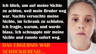 TEIL 1 Meine Nichte möchte im Schrank schlafen Als ich ihren Grund hörte [upl. by Yraht]