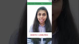 Solvent and Insolvent Person  Basic Accounting Term  Insolvent meaning Letstute Accountancy Hindi [upl. by Odnalor]