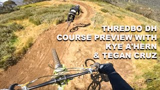 Thredbo Cannonball Festival DH Course Preview With Kye AHern amp Tegan Cruz [upl. by Hersch]