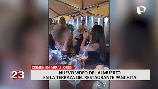 Miraflores salen imágenes de los minutos previos al asesinato de mujer en restaurante [upl. by Jezebel]