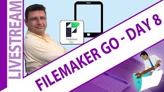 FileMaker Go with Nick Hunter  Day 8  Building a Layout for iPhone [upl. by Tarrel672]