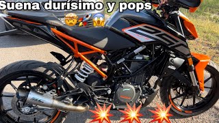 Escape Sc Project para mi Duke 250🤩 Suena durísimo y pop😱 [upl. by Yorgo]