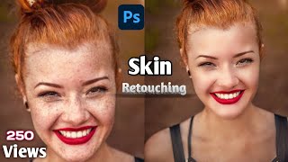 Skin retouching tutorial in photoshop [upl. by Yojenitsirk]