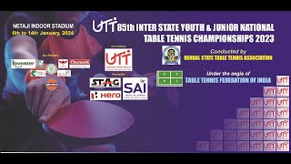 T1  Girls U19 Taneesha K MHR vs Pritha V MHR Final  UTT 85th INTER STATE YOUTH AND JUNIOR [upl. by Weibel]