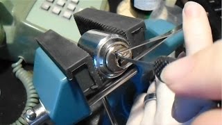 029 Scoken Security LockChicago wafer lock picked and gutted [upl. by Elyod]