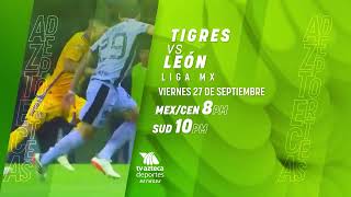 ¡Tigres vs León Duelo clave del Apertura 2024 [upl. by Mcgannon706]