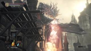 Dark Souls 3  Lothric Dragon hint tip cheese [upl. by Joette940]