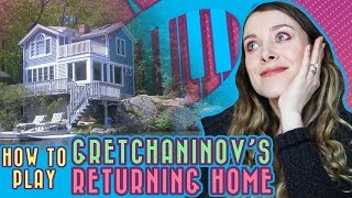 Gretchaninov’s Returning Home op 119 no 16 Grade 4 piano tutorial [upl. by Annayat986]