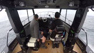 Cabin footage onboard Matt Watson’s Stabicraft 2750 [upl. by Rape276]