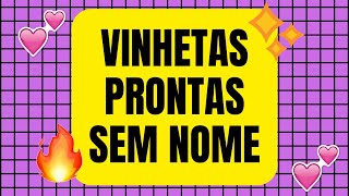 VINHETAS PRONTAS SEM NOME 4 [upl. by Royden]