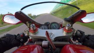 Riding my DUCATI 748s  closed road [upl. by Ritchie360]