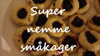 Sådan laver du Super nemme småkager [upl. by Oynotna]