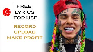 FREE LYRICS Rap Like Tekashi 6ix 9ine  FREE TO USE  BEST RAP LYRICS FOR FREE FREE UNUSED RAP [upl. by Lareneg435]